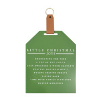 Decorative 'Little Christmas Joys' Plaque Hanger