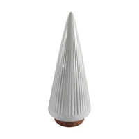 Ceramic Christmas Tree, White 