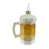 Christmas Decorative Beer Mug Glass Ornament