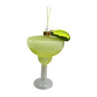 Christmas Classic Margarita Glass Ornament