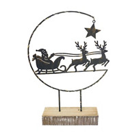 Christmas Battery Operated Wired Frame Decoration, 1 ct