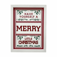 Wooden 'Have Yourself A Merry Little Christmas' Wall