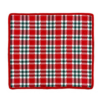 Christmas Plaid Designed Drying Mat, 1 ct