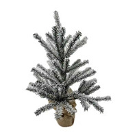 Flocked Christmas Tree, 18.5 in