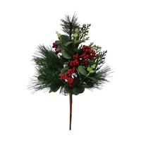 Eucalyptus Berry Christmas Pick