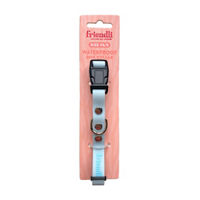 Friendli Waterproof Dog Collar, XS/S, Ocean Blue