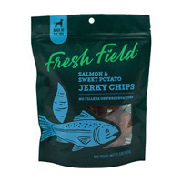 Fresh Field Salmon & Sweet Potato Jerky Chips for Dogs, 5 oz