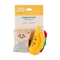 Zippy Claws Plush Cat Toy, Tacos