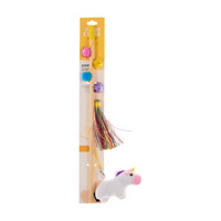 Zippy Claws Zippy Stick Interactive Cat Toys, Unicorn