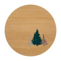 Christmas Themed Wooden Lazy Susan