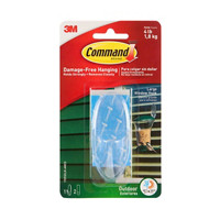 Command™ Outdoor Large Clear Window Hook