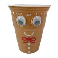 Christmas Pop Eyes Cup, Gingerbread Man