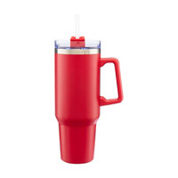 Tumbler with Handle and Straw, 40 oz