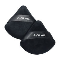 A2O Lab Velour Triangle Makeup Puffs, 2 ct