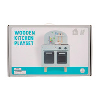 Wooden Kitchen Playset, 48 pcs