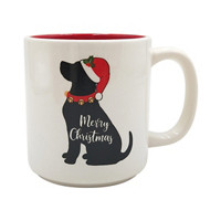 'Merry Christmas' Dog Themed Mug, 18 oz