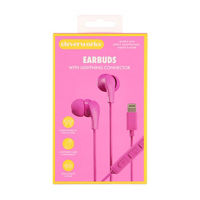 Cleverworks Earbuds, Pink