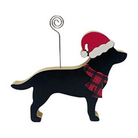 Santa Hat Dog-Shaped Card Holder