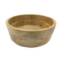 Mango Wood Round Bowl