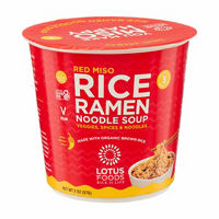 Lotus Foods, Rice Ramen Noodle Soup, Red Miso