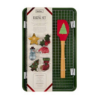 Ktchn. Christmas 9 Piece Baking Set