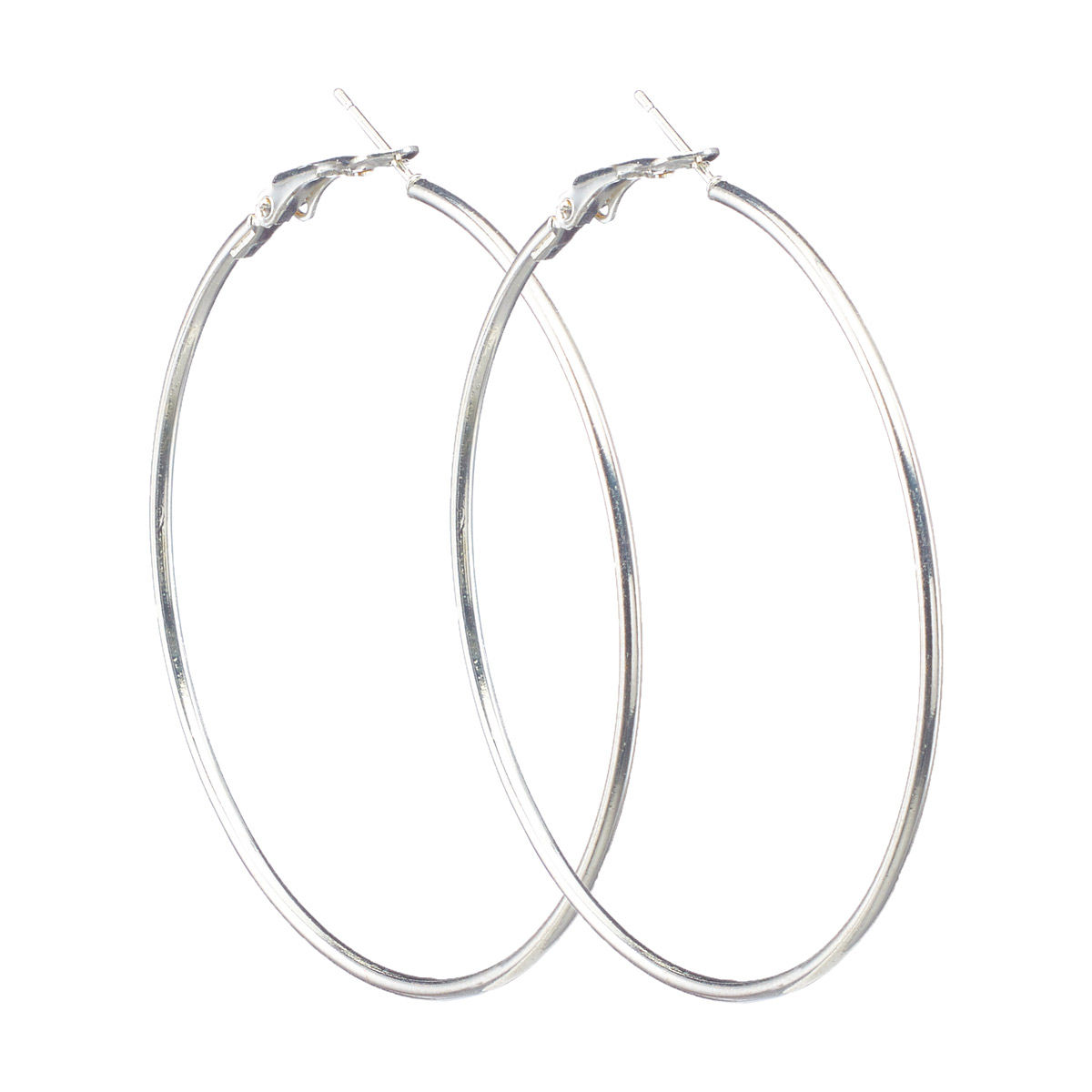 Silver Hoop Earrings