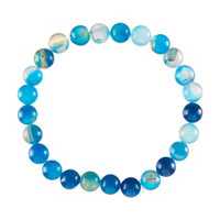 Stone Beads Bracelet, Blue