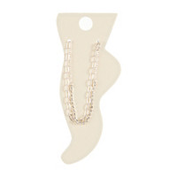 Strass Crystal and Link Anklet