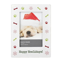 'Happy Howlidays' Dog-themed Photo Frame