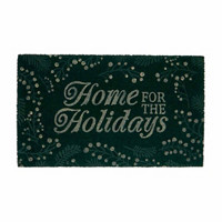 Christmas-Print Coir Porch Mat, Assorted Designs, 18 in