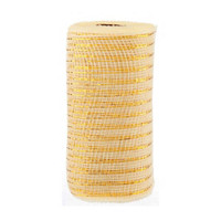 Holiday Style Metallic Decorative Mesh Ribbon 6 Inch x 10 Yard, Assorted 