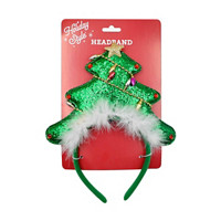 Holiday Style Christmas Tree Shaped Headband
