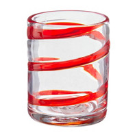 Christmas Red Striped Drinking Cup