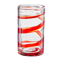 Christmas Red Striped Drinking Cup