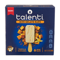 Talenti Mini Gelato Bars, Vanilla Caramel, 6 ct