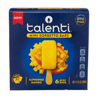 Talenti Mini Sorbetto Bars, Alphonso Mango, 6 ct