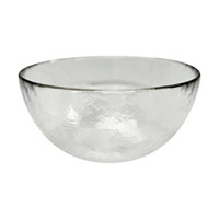 Hammered Glass Bowl