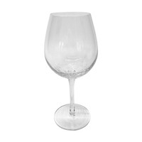 Crackle Wine Glass with Stem, Clear, 20 oz