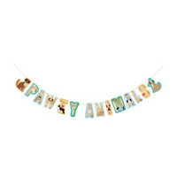 'Pawty Animals' Dog-Themed Party Letter Banner