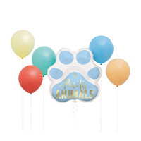 'Pawty Animals' Paw Print Foil and Latex Balloon Bouquet Kit