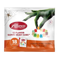 Albanese Halloween 12 Flavor Gummi Bear Cubs, 18