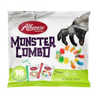 Albanese Monster Combo Halloween Candy, Sweet and Sour, 16 ct