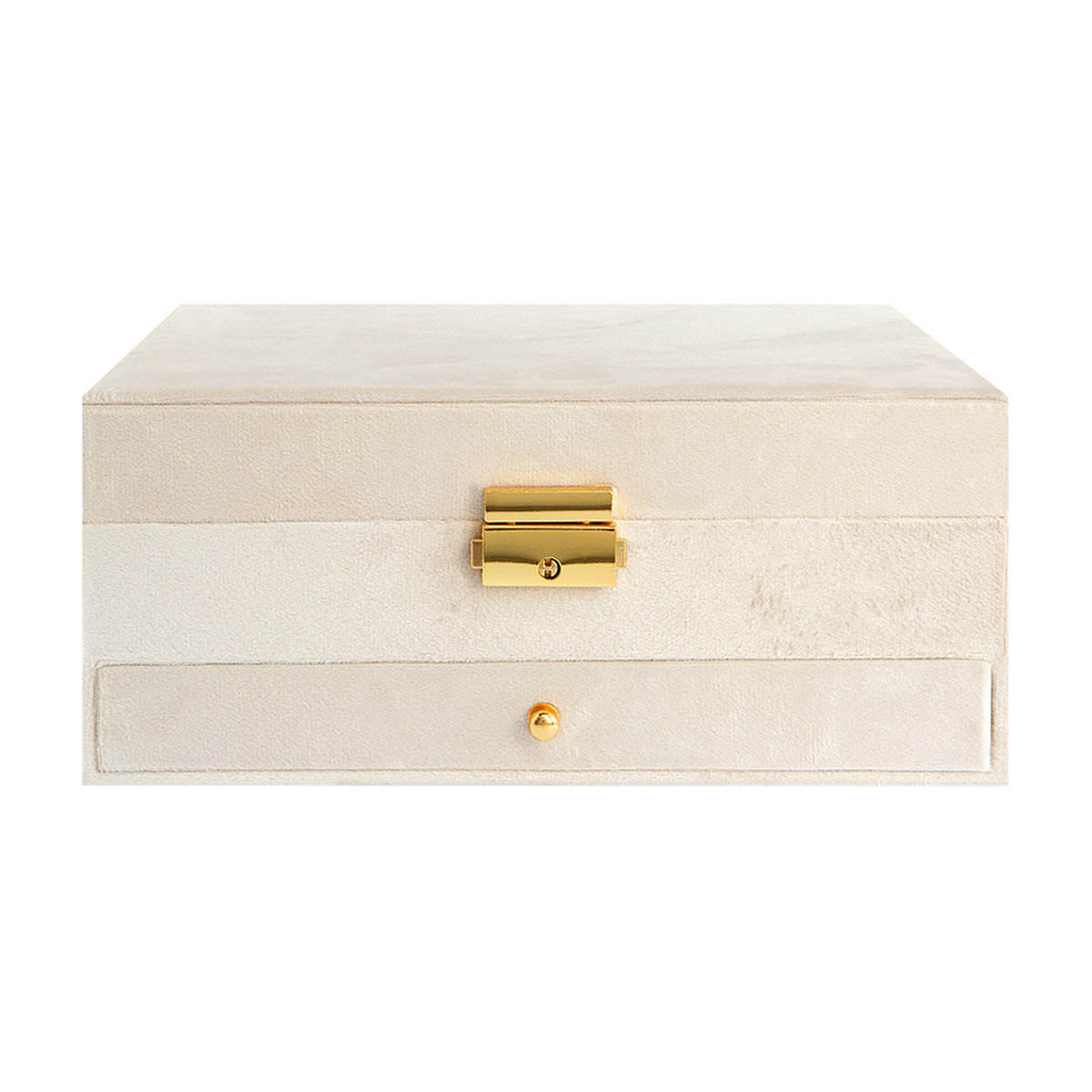 Jewelry Chest of Drawers with Key, Large
