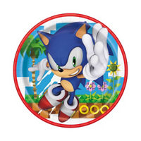 Sonic Party Plates, 9 in