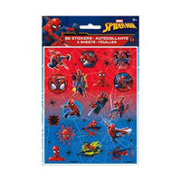 Spiderman Party Favor Stickers, 80 ct