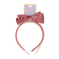 Addison & Olivia Bow and Bead Headband, 2 ct