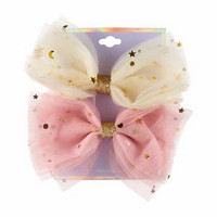 Addison & Olivia Fabric Bow Hair Clip Set, 2 pcs