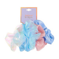 Addison & Olivia Iridescent Scrunchie Set, 5 pcs