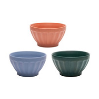 Panel Pattern Cereal Bowl, Assorted