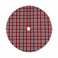 Plaid Christmas Tree Skirt, 38 in